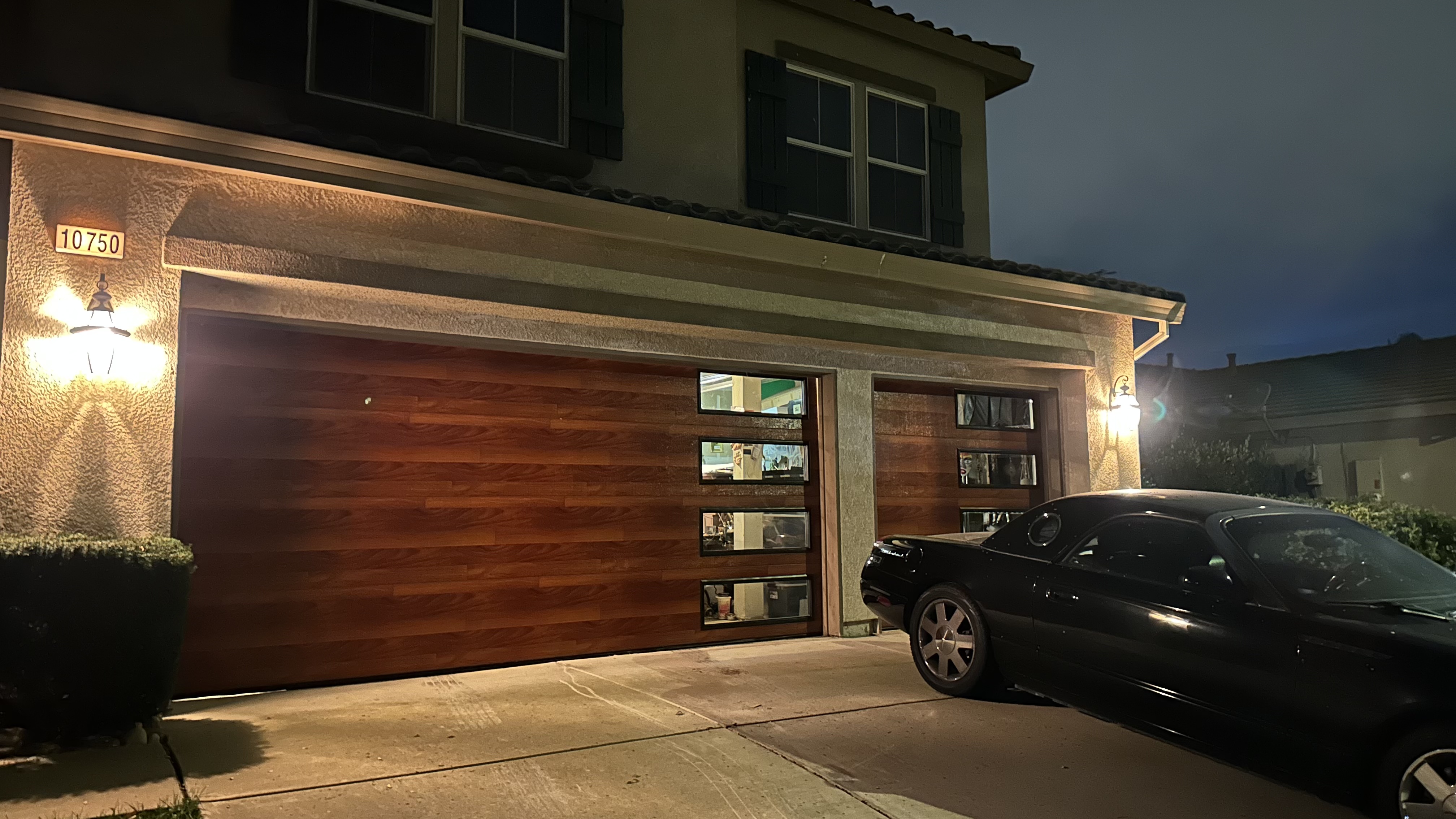 Garage door replacement project